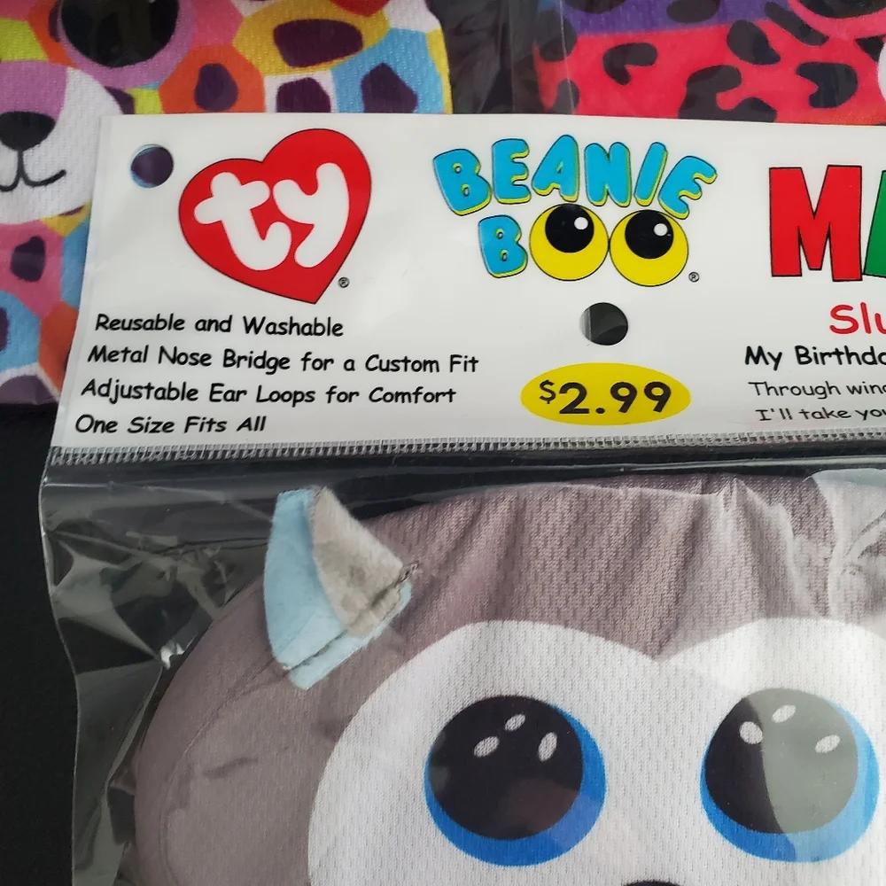 Ty Beanie Boo Mask 3ct